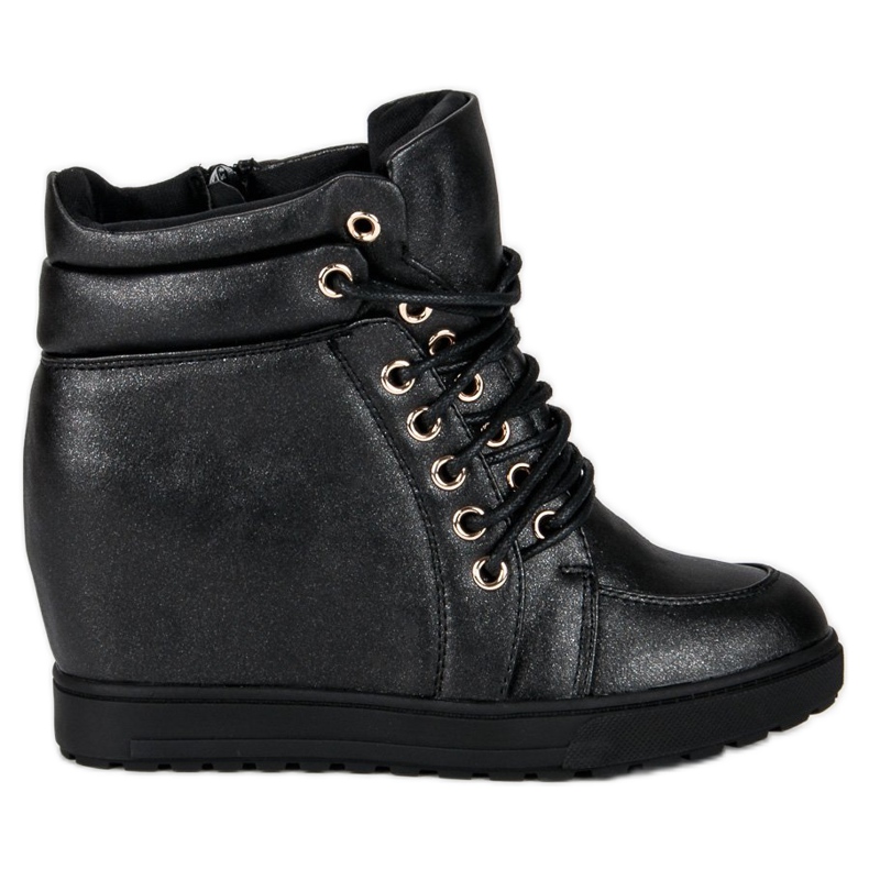 J. Star Stylish tied sneakers black J. Star Stylish tied sneakers black