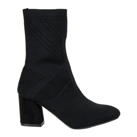 Fitted women's boots black Fitted women's boots black