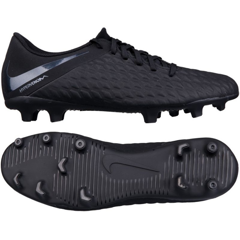 Nike Hypervenom Phantom 3 Club FG 3 M AJ4145-001 football shoes black Nike Hypervenom Phantom 3 Club FG 3 M AJ4145-001 football shoes black