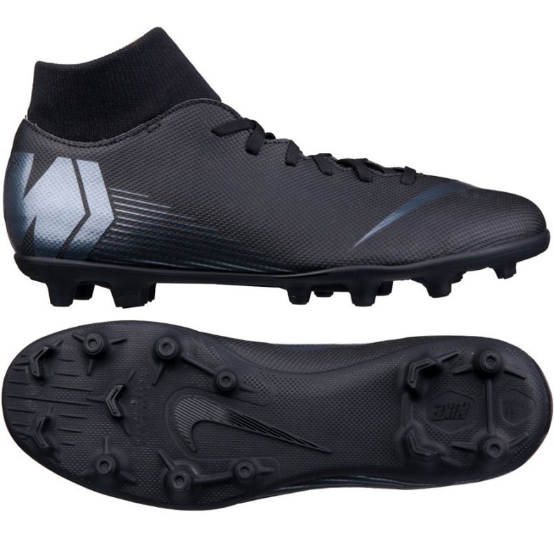 Nike Mercurial Superfly 6 Club Mg M AH7363-001 football shoes black black