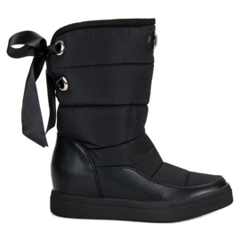 Seastar Fashionable black snow boots