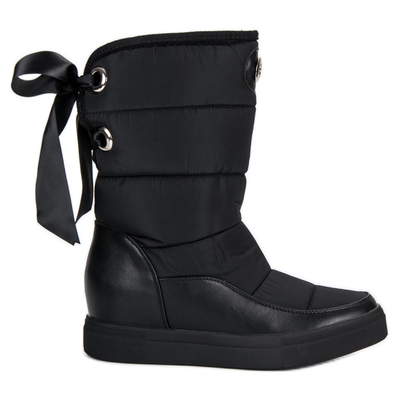 Seastar Fashionable black snow boots