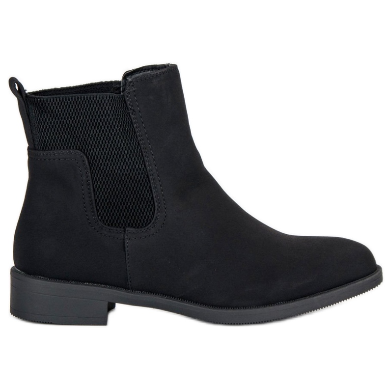 Ladies' black Chelsea boots