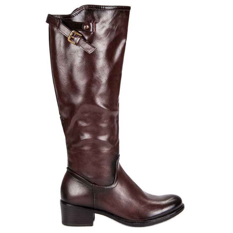 Brown boots from VINCEZA Brown boots from VINCEZA