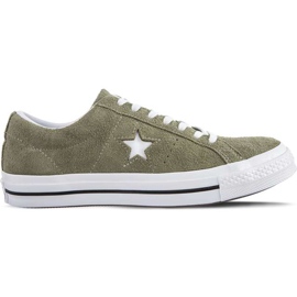 Converse C161576 One Star Field Surplus White White green