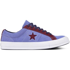 Converse C161618 One Star Carnival Pack Deep Rhododendron Periwinkle purple pink