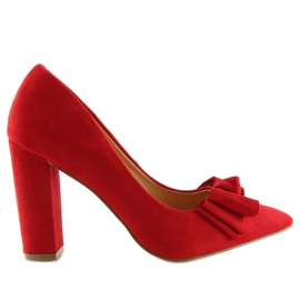 Pumps on the red post SY42 Red