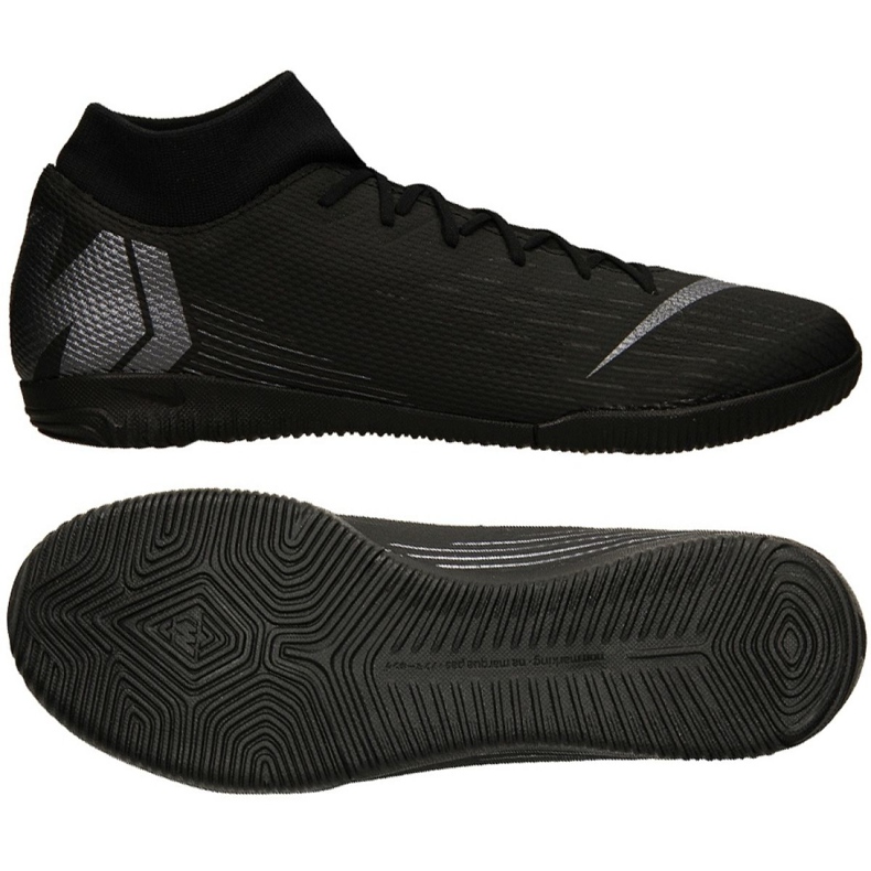 Indoor shoes Nike Merurial Superflyx 6 Academy Ic M AH7369-001 black black