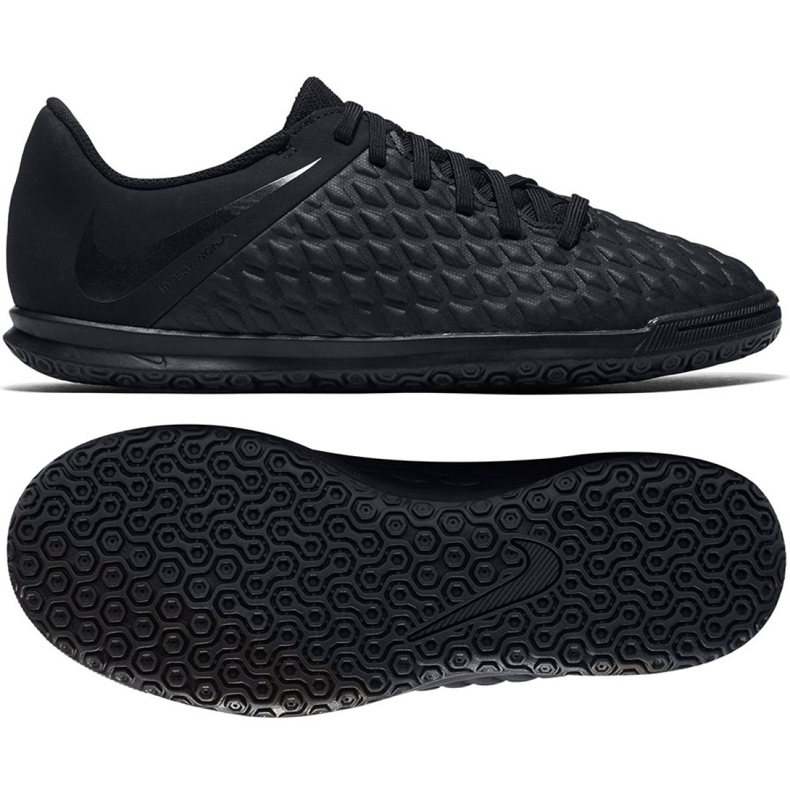 Nike Hypervenom PhantomX 3 Club Ic Jr AJ3789-001 football shoes black black Nike Hypervenom PhantomX 3 Club Ic Jr AJ3789-001 football shoes black black