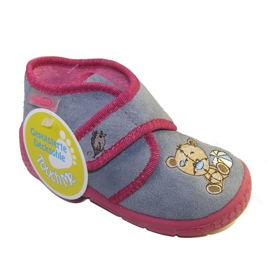 Befado children's shoes 529P018 grey pink Befado children's shoes 529P018 grey pink