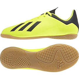 Perth Charles Keasing Parámetros Adidas X Tango 18.4 In Jr DB2433 football boots yellow yellow - KeeShoes