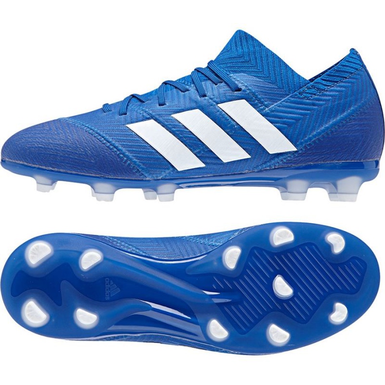 Adidas Nemeziz 18.1 FG Jr DB2348 football boots blue