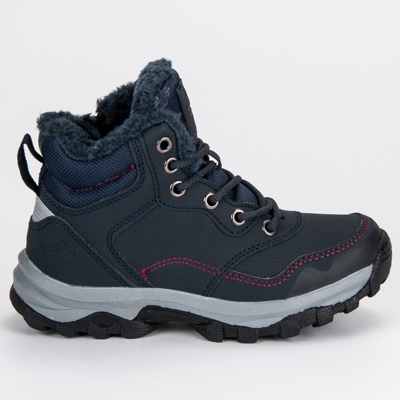 Ax Boxing Warmed trappers on the zipper blue