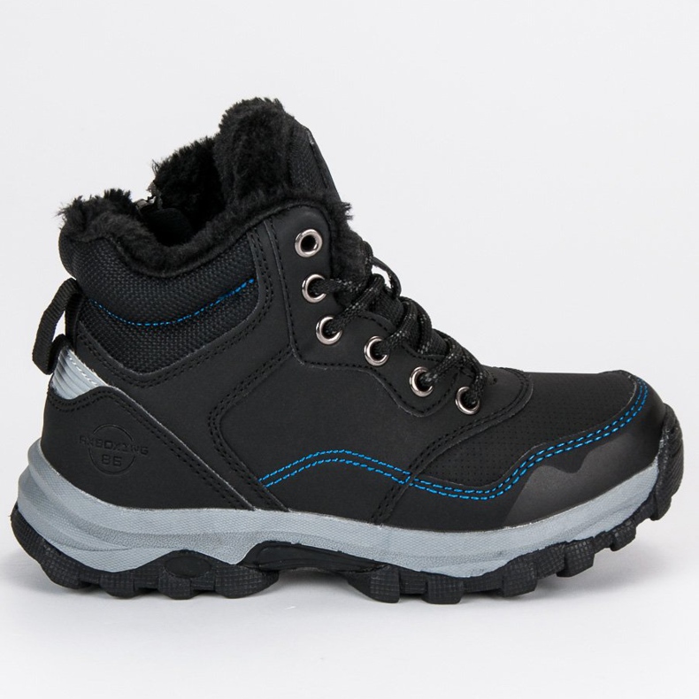 Ax Boxing Warmed trappers on the zipper black