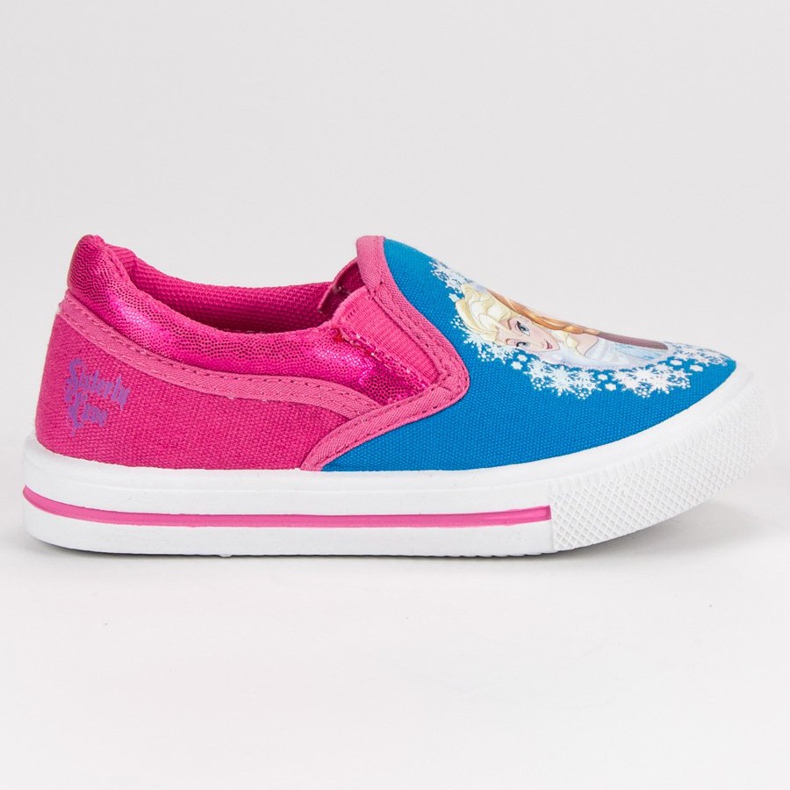 Sneakers Slipony The Land of Ice blue pink