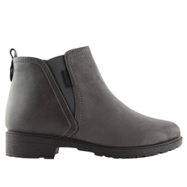Women's gray warm Chelsea boots NB225P Gray grey