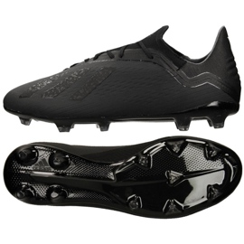 Adidas X 18.2 Fg M DB2182 football boots black black Adidas X 18.2 Fg M DB2182 football boots black black