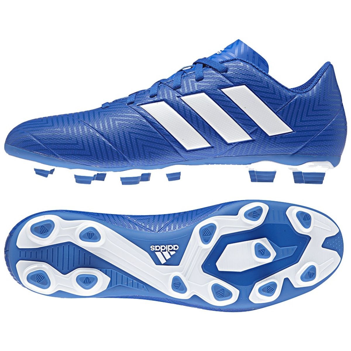 Amado rompecabezas Mentor Adidas Nemeziz 18.4 FxG M DB2115 football boots blue multicolored - KeeShoes