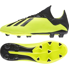 Adidas X 18.3 Fg M DB2183 football boots yellow yellow
