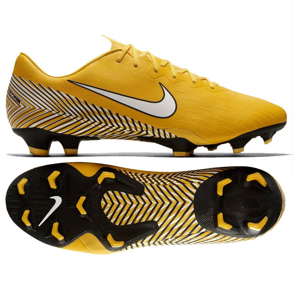 Nike Mercurial Vapor 12 Neymar Pro Fg M AO3123 710 soccer shoes yellow yellow