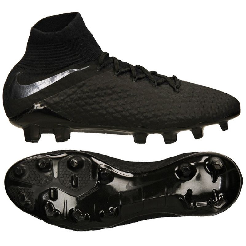 Compuesto Intacto Abundante Nike Hypervenom Phantom 3 Pro Df Fg M AJ3802-001 football shoes black black  - KeeShoes