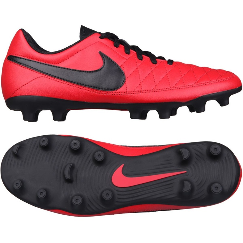 Nike Majestry Fg M AQ7902-600 football shoes red red