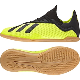 Indoor shoes adidas X Tango 18.3 In Jr DB2426 yellow yellow Indoor shoes adidas X Tango 18.3 In Jr DB2426 yellow yellow