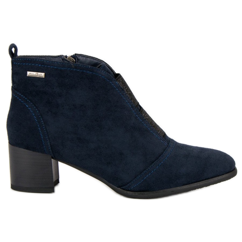 Filippo Stylish navy blue boots Filippo Stylish navy blue boots