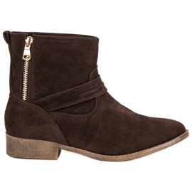 L&H Brown suede boots