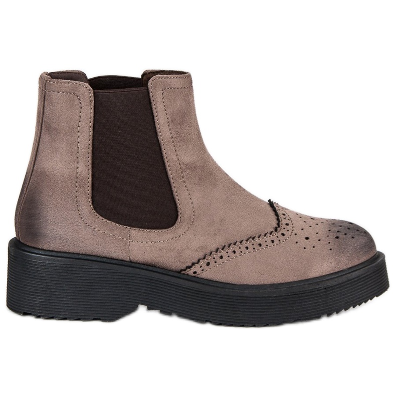 Corina Comfortable suede boots brown