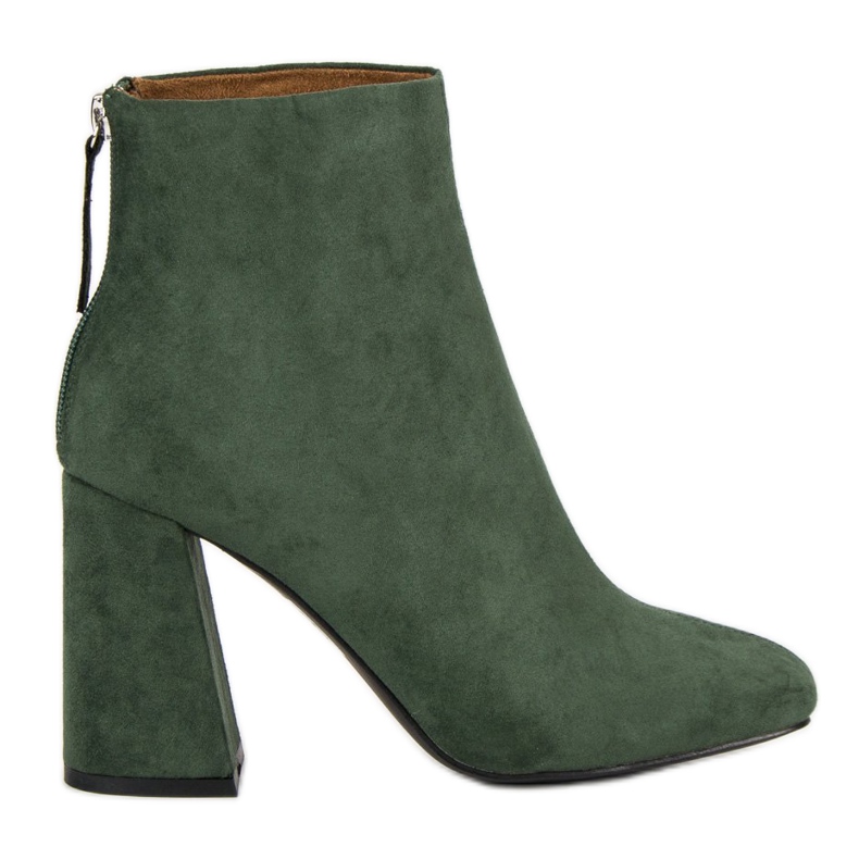 Corina Elegant suede boots green
