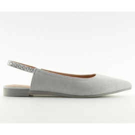 Ballerina with bare heel JL39P silver grey Ballerina with bare heel JL39P silver grey