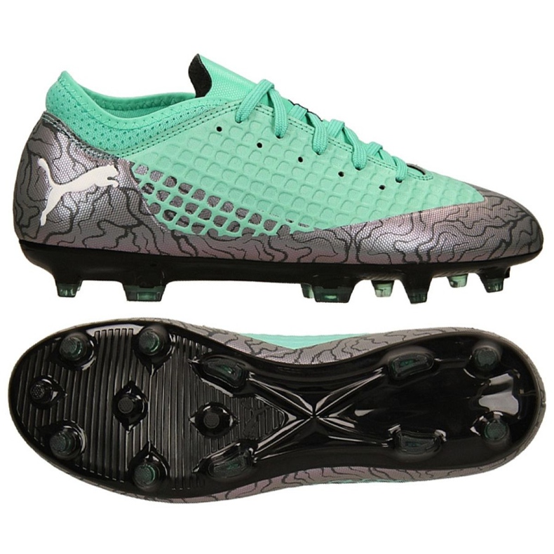 Puma Future 2.4 Fg Ag Jr 104844 01 football boots grey green