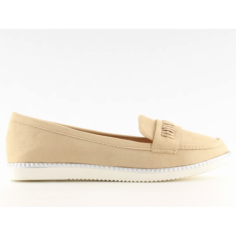 Women's beige loafers 22-07 Beige Women's beige loafers 22-07 Beige