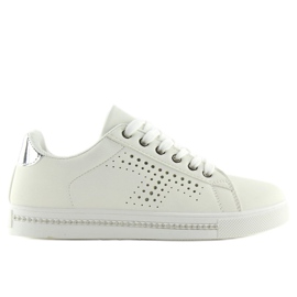 Sneakers with white stones BM1971 White