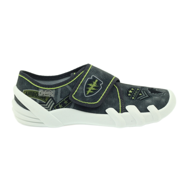 Befado children's shoes slippers sneakers 273y241 black grey green Befado children's shoes slippers sneakers 273y241 black grey green
