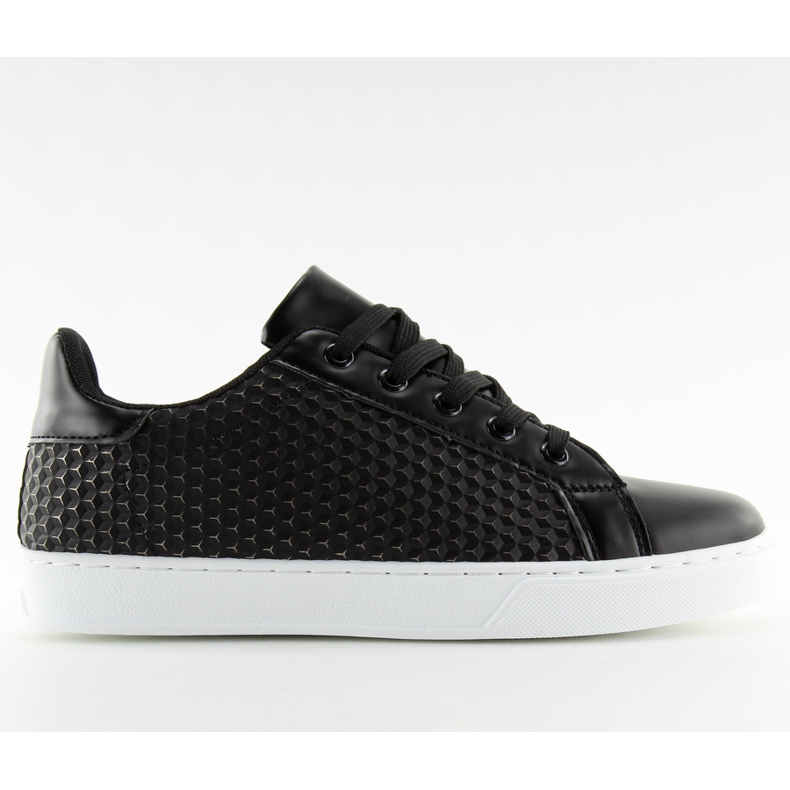 Black women's sneakers KK-142 Black
