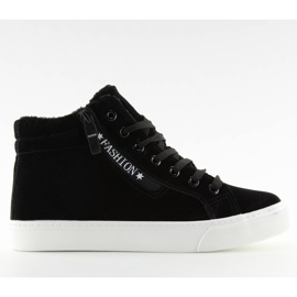 Black warm ankle sneakers W-3072 Black Black warm ankle sneakers W-3072 Black