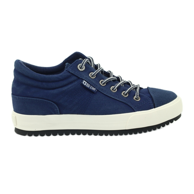 Big Star 274502 wedge sneakers navy blue