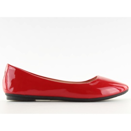 Sweet red women's ballerinas 9988-60