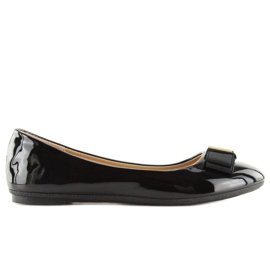 Black women's ballerinas 9988-130 Black