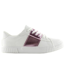 Women's sneakers white and pink M896 WHITE / PINK purple