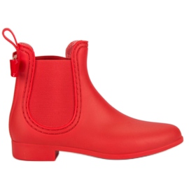 Women's vices galoshes red