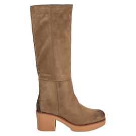 Corina Women's suede boots brown