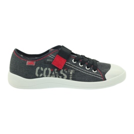 Befado youth shoes, sneakers 251q063 grey red Befado youth shoes, sneakers 251q063 grey red
