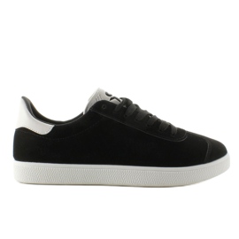 Suede sneakers Juniorki BK6180-1 Black white