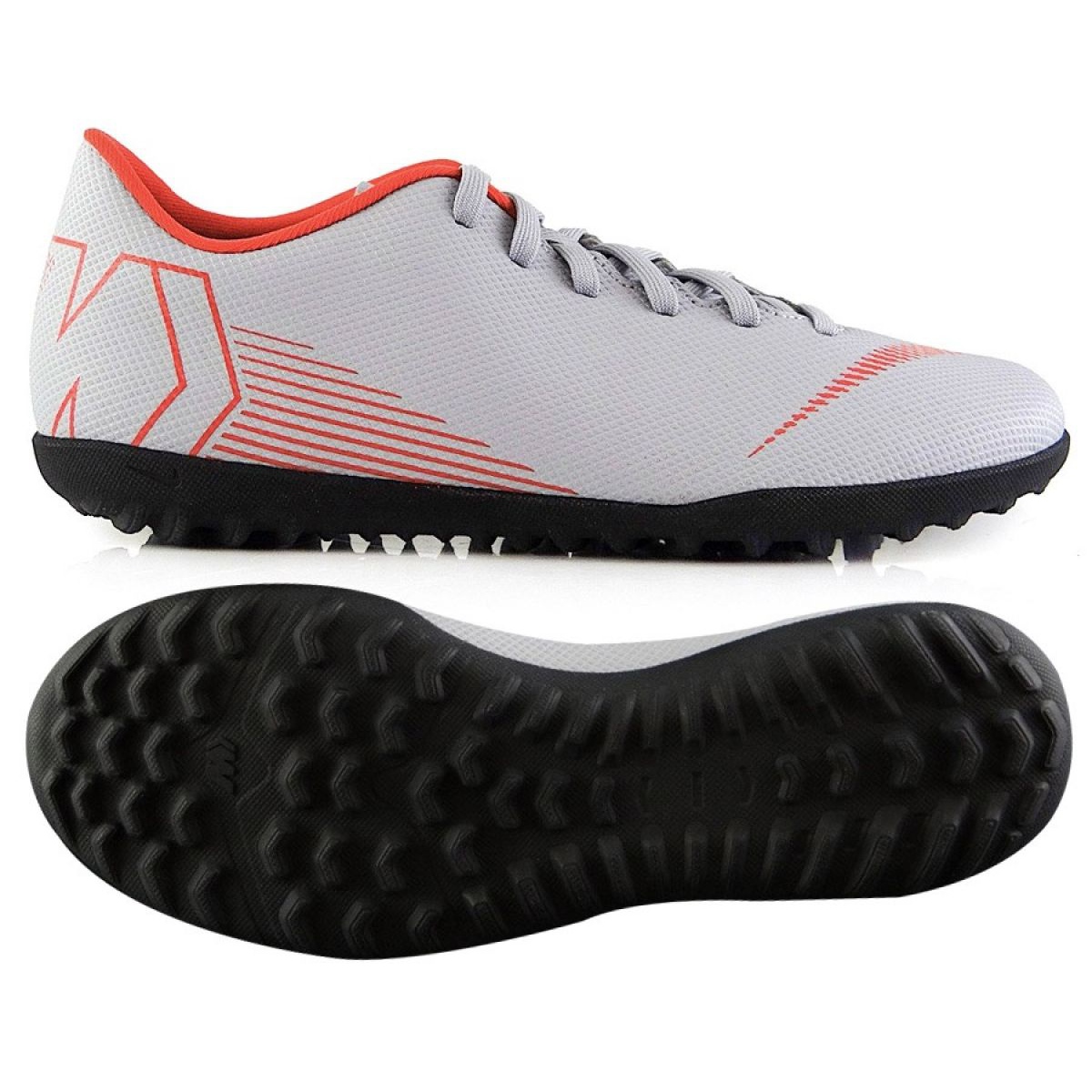 Nike Mercurial Vapor 12 Club Tf M AH7386 060 football shoes grey multicolored