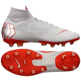 Nike Mercurial Superfly 6 Elite Ag Pro M AH7377-060 football shoes white white Nike Mercurial Superfly 6 Elite Ag Pro M AH7377-060 football shoes white white