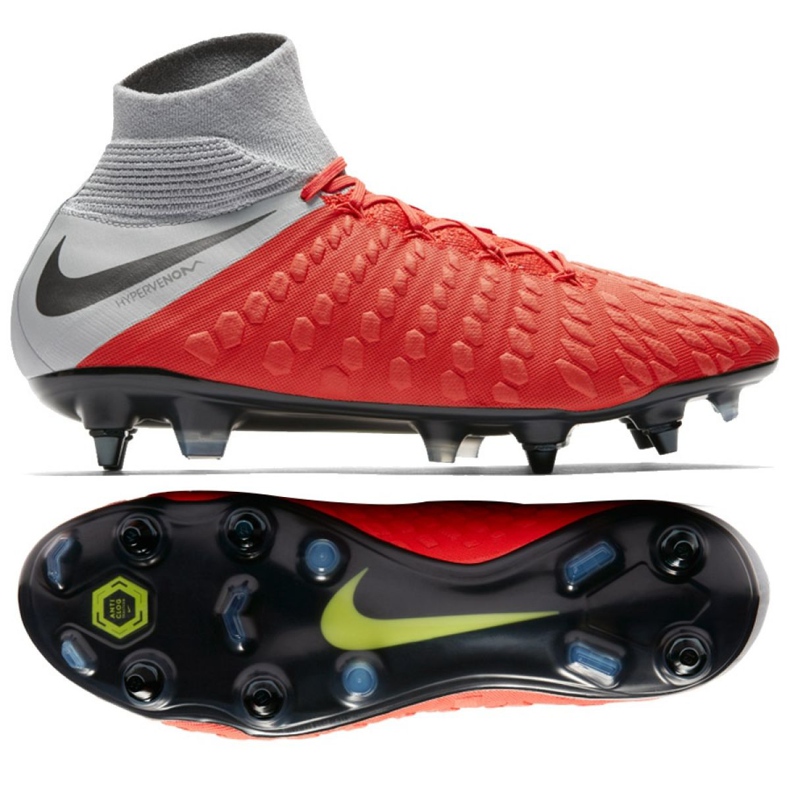 Nike Hypervenom 3 Elite Df Sg Pro Ac M AJ3812-600 football shoe red red