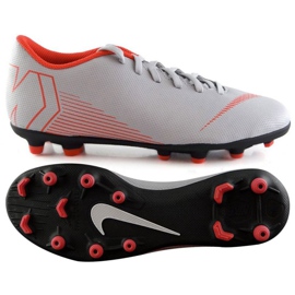Nike Mercurial Vapor 12 Club Gs Mg Jr AH7350-060 football shoes multicolored white Nike Mercurial Vapor 12 Club Gs Mg Jr AH7350-060 football shoes multicolored white